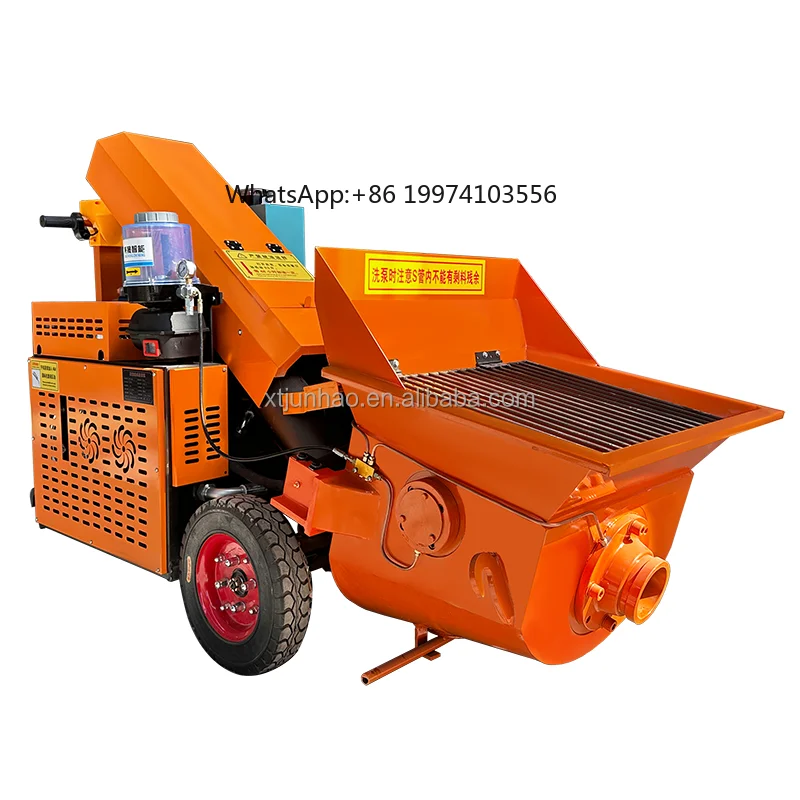 New design Remote Control Electric Concrete Pump with automatic lifting function from factory