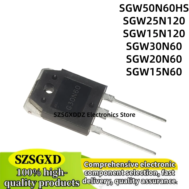 5-10pcs new SGW20N60 TO-3P G20N60 SGW15N60 SGW30N60 SGW15N120 SGW25N120 SGW50N60HS G15N60 G30N60 G15N120 G25N120 G50N60 G50N60HS