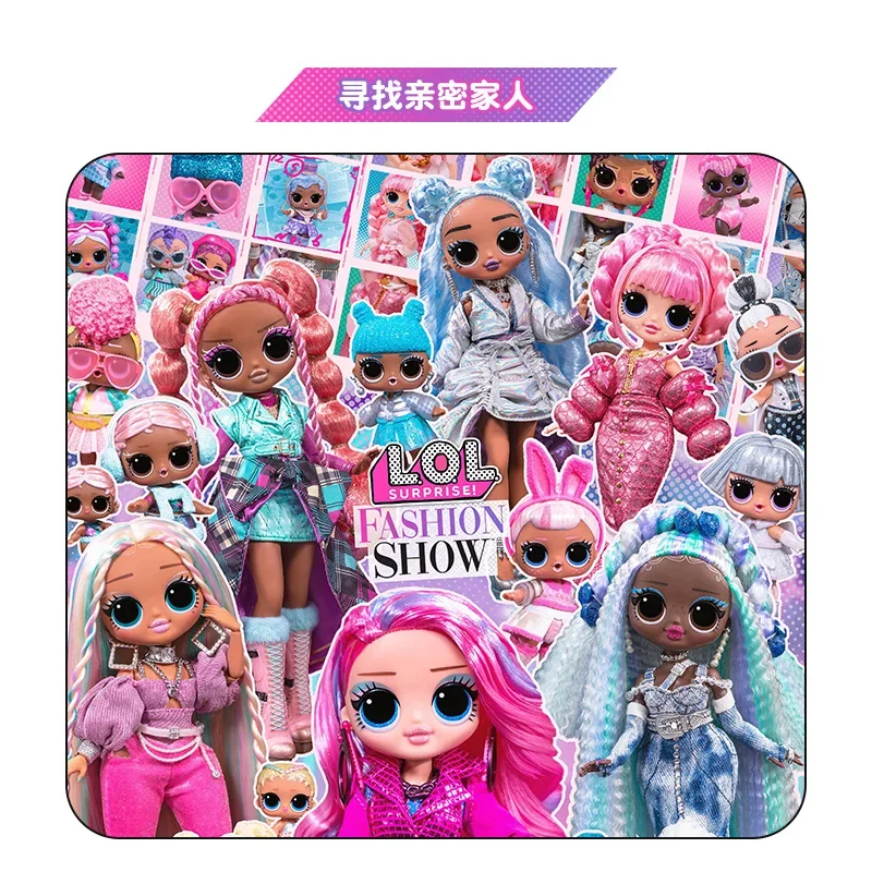 LOL Surprise OMG Big Sister Fashion Show Release Lady\'s Pigtail Princess Dress Up Hair Doll Toy Set Gifts for Girls