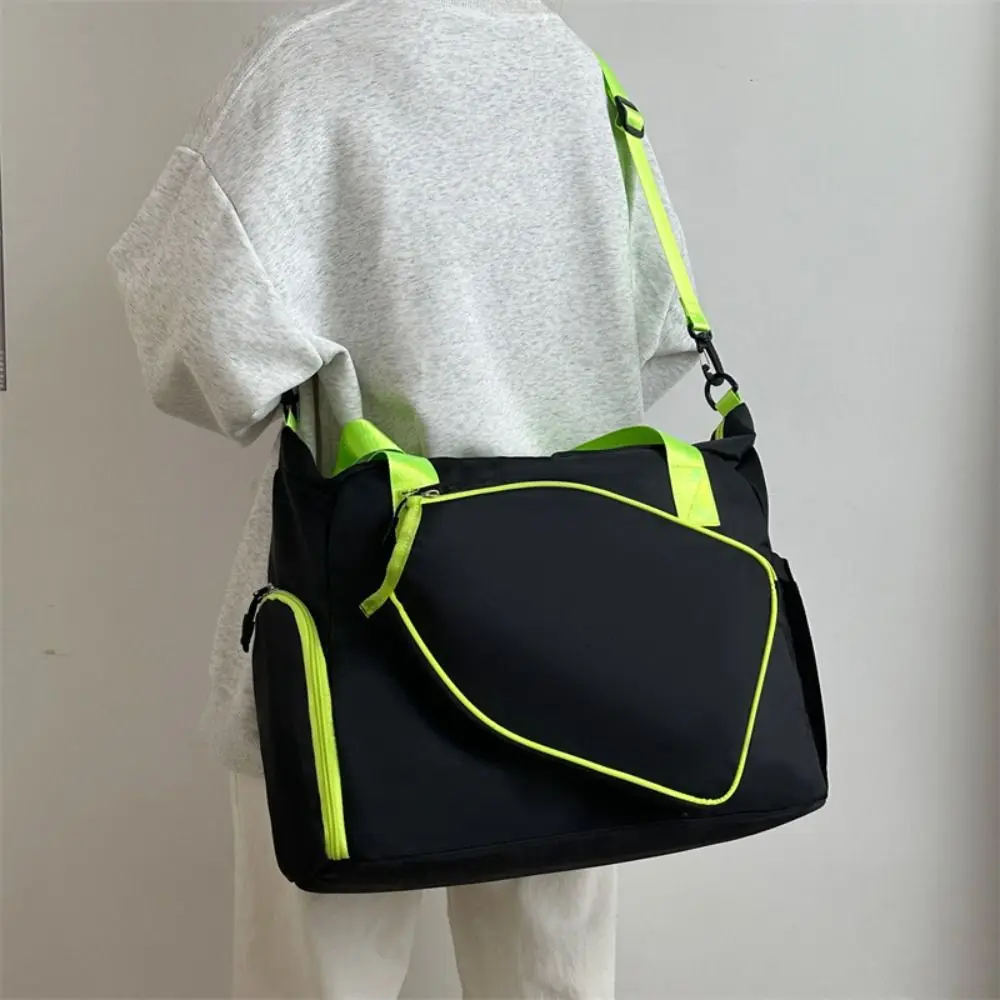 Waterproof Portable Tennis Racquet Bag Large Capacity Sports Pickleball Racket Bag Travel Fitness Tennis Shoulder Bag Men Women