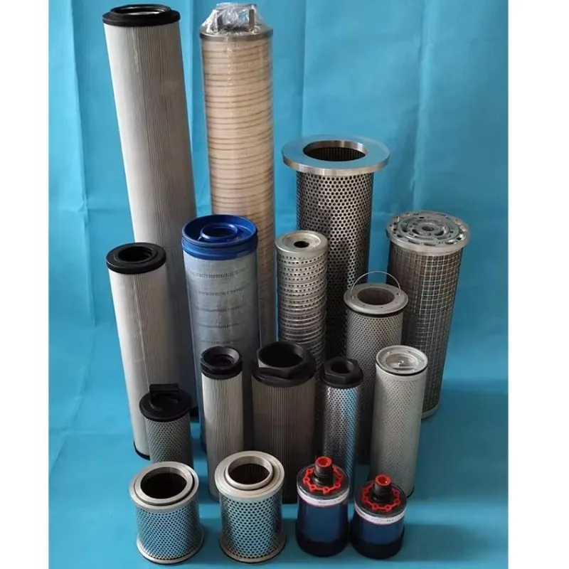 Customized color hydraulic oil filter element B222100000379 excavator hydraulic oil filter element