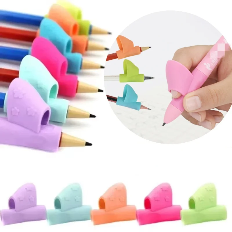 3PCS Learn To Hold A Pen And Write Posture Correction Writing Trainer Learning For Kids Montessori Calligraphy help Tool