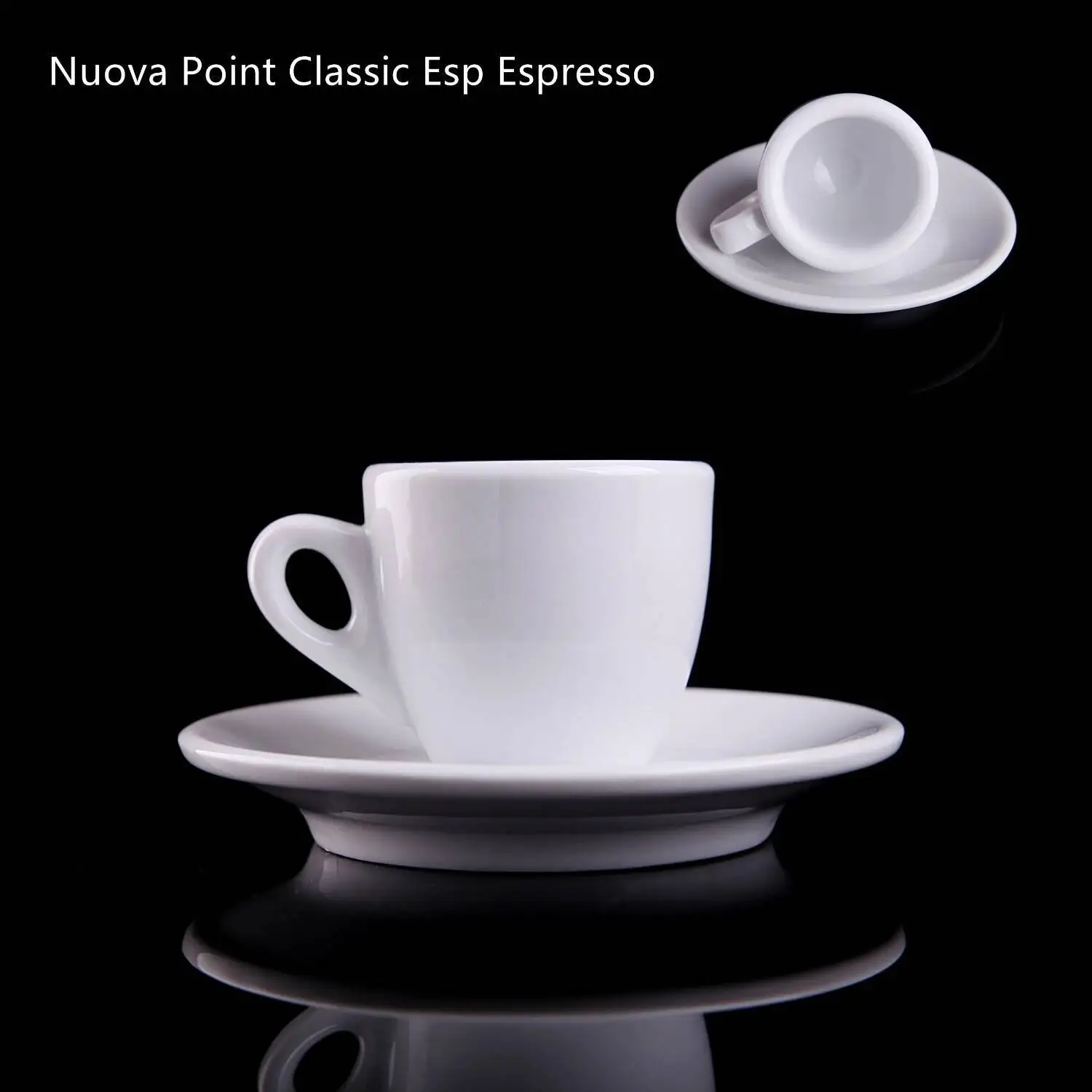 Nuova Point Professional Competition Level Esp Espresso SHOT Glass 9mm Thick Ceramics Cafe Espresso Mug Coffee Cup Saucer Sets