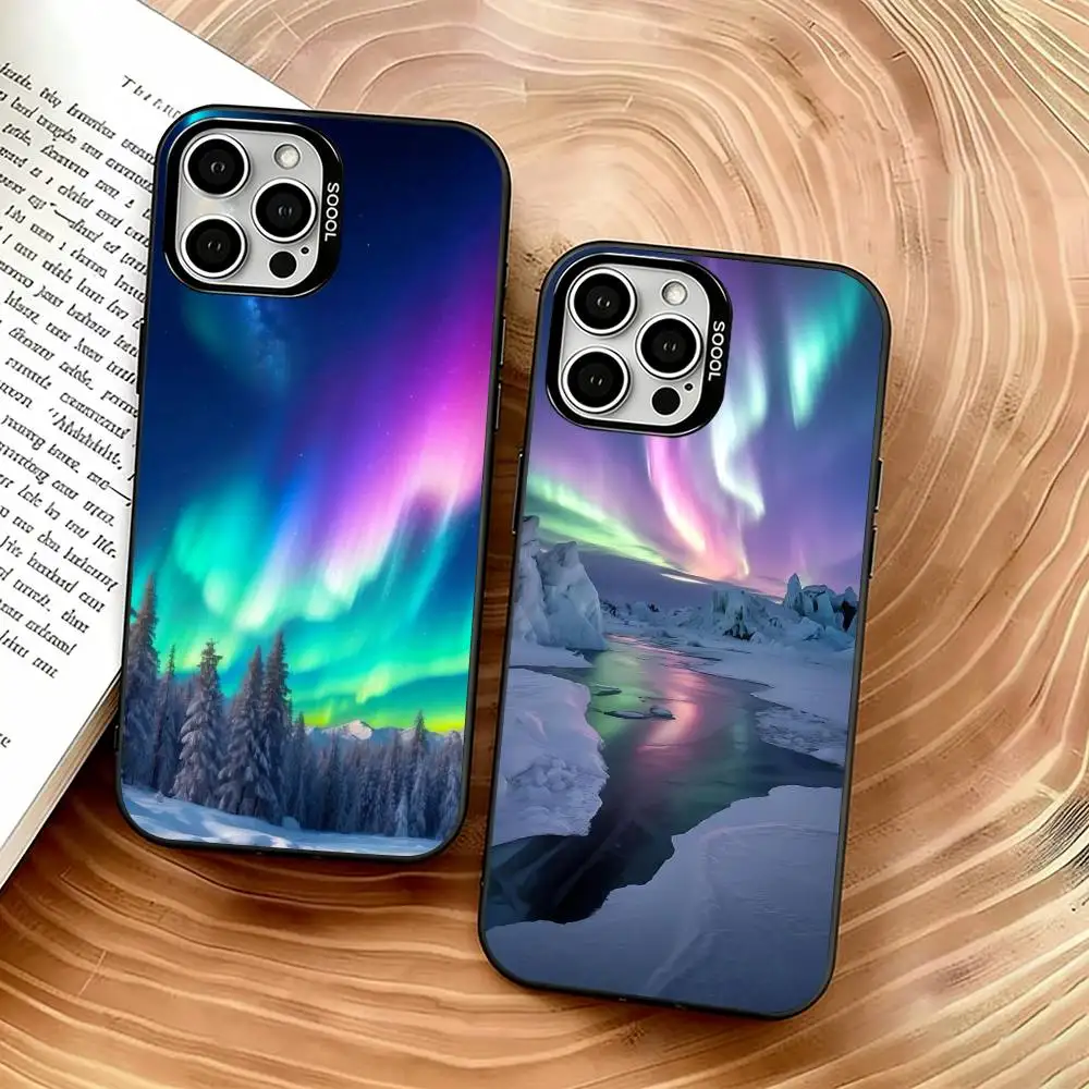 

Nameless Phone Case For iPhone 17,16,15,14,13,12,11 Plus,Pro Max,XS,Colorful Silver Phone case Funda Cover