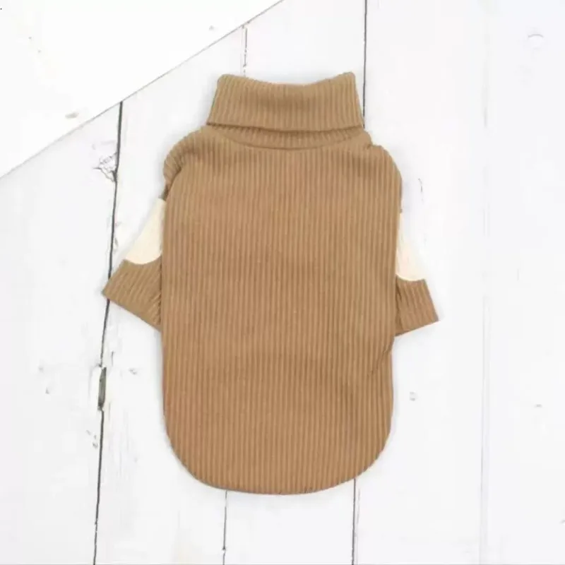 Pet Dog, Cat Clothes, Spring and Autumn Styles, High Neck Base Shirt, Vest, Small Puppy Inside