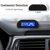 Hippcron Car Parking Sensor Kit With Auto Parktronic Reverse LED Monitor 22mm 4 Sensors Radar Detector System Backlight Display 2