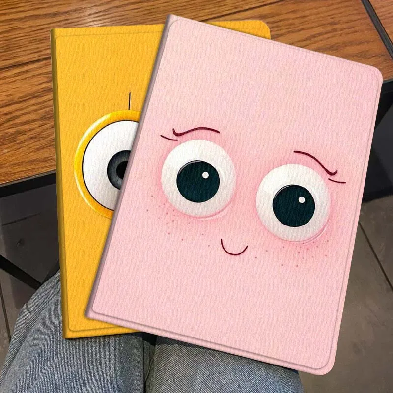 

Cute Pink Eye Face Gift For Honor Pad 8 V8 9 GT MagicPad 13 3 2 Tab MatePad Pro Air 12 X 12.6 Foldable Tablet Case