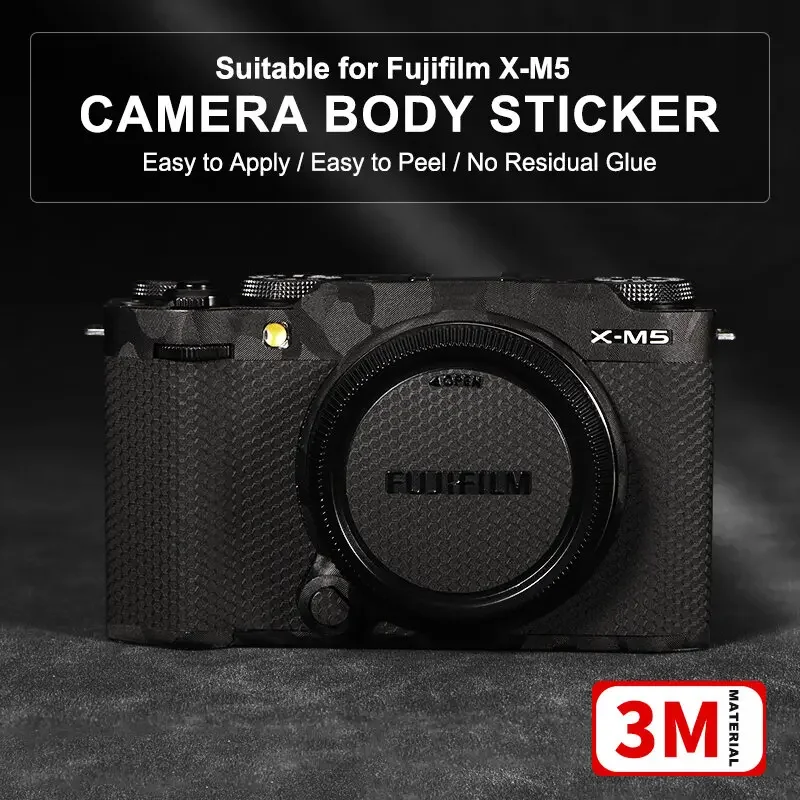 UCONS Camera Sticker for Fujifilm X-M5 Skin Decals Sweat-Resistant Anti-scratch Protective Camera Skin for X-M5