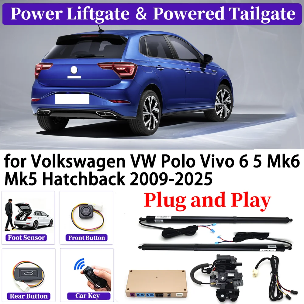 

for Volkswagen VW Polo Vivo 6 5 Mk6 Mk5 Hatchback 2009-2025 Car Automatic Power Liftgate Kit Smart Auto Electric Tailgate System