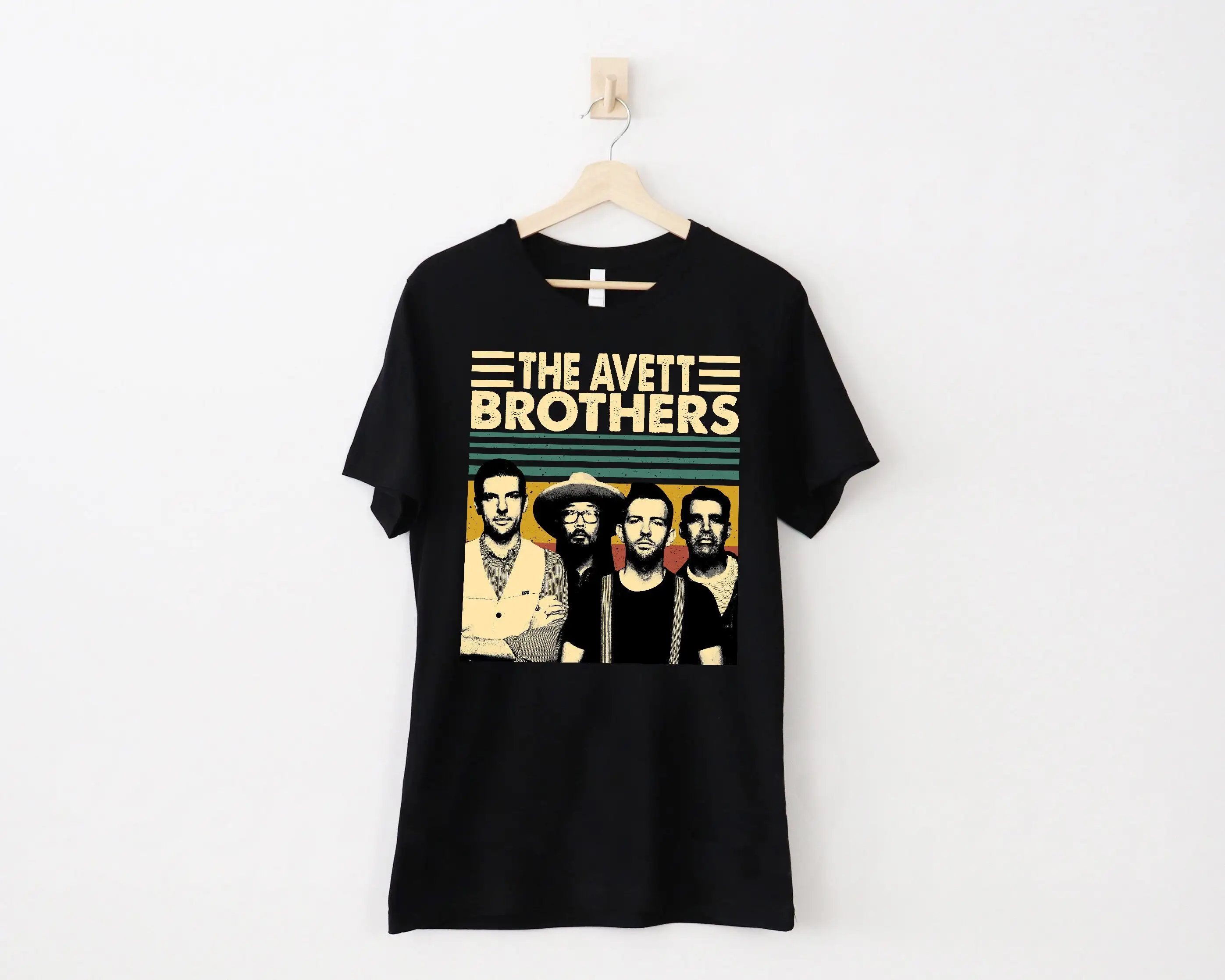 Винтажная футболка с надписью «The Avett Brothers», подарок для друзей и семьи