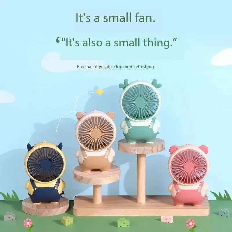 

Rechargeable Small Fan Desktop Suitable for Summer Student Dormitory Office Desktop Fan Outdoor Portable