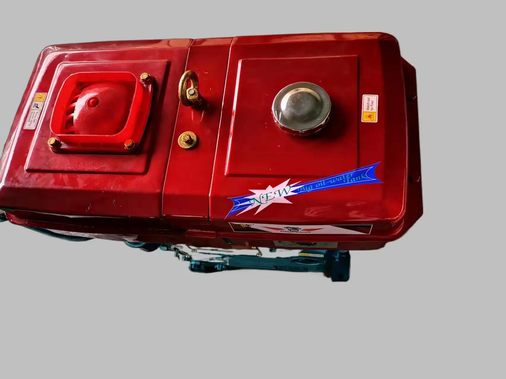 تصميم جديد ZS1125D محرك الديزل ذو الأسطوانة الواحدة المبردة بالمياه نوع البداية الكهربائية