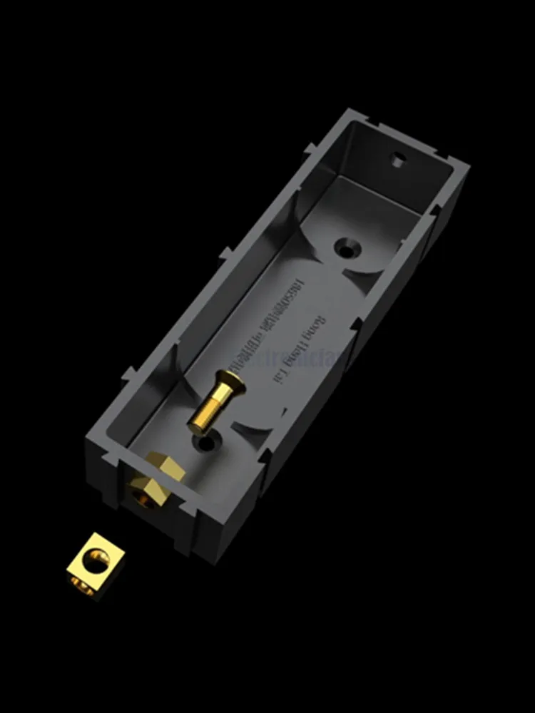 Verbindbarer 21700 Batterieschlitz, lötfreies Lithium-Batteriegehäuse, elektronische Hochstrom-Kupfersäulenhalterbox – Detail 18