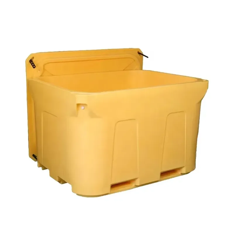 MJW 660L Large Capacity Thermal Cooler Box Waterproof Insulated Features LLDPE+PU Foam 55kg for Outdoor Cold Storage Food Use