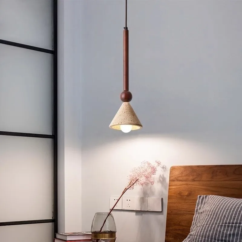 

Middle ancient style new bedroom bedside pendant light retro homestay restaurant bar counter aisle entrance pendant light