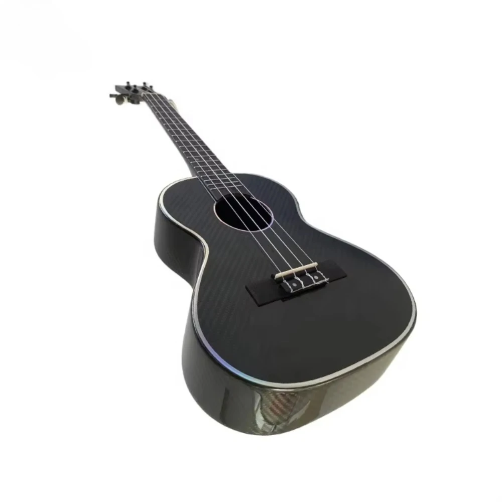 القيثارة الفاخرة المصنوعة من ألياف الكربون الجافة الحقيقية لمجموعة الفن هدية لمحبي القيثارة