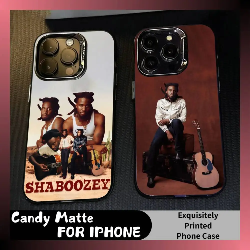 

A Bar Song S-Shaboozey-y Phone Case For iPhone 16 17 15 14 12 13 Pro Max Black Candy Matte Shockproof Cover