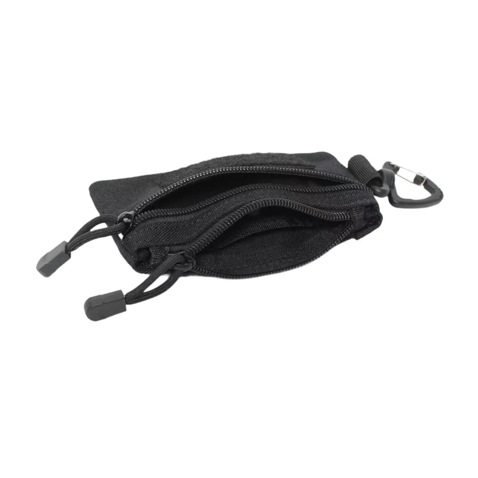 EDC Pocket Organizer Cute Small Zipper Waist Bag Portable Coin Purse Oxford Cloth Strap Pouch for Running Men