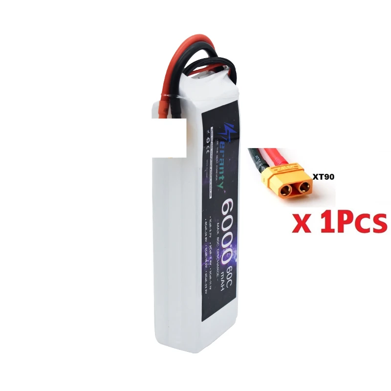 3S 11.1V Lipo Batterij 6000Mah 60c Voor Drone Rc Auto Helikopter Quadcopter Tank Boot Truggy 3S Batterij Met Xt60 Xt 90 T Ec5