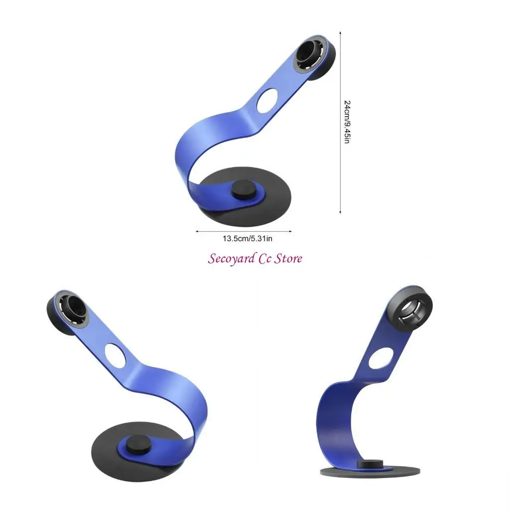 Metal Hair Dryer Holder Design for HD08 HD15 HD16 Hairdryer, AntiWear Soft Plastic Pad Storage Rack for Home Office