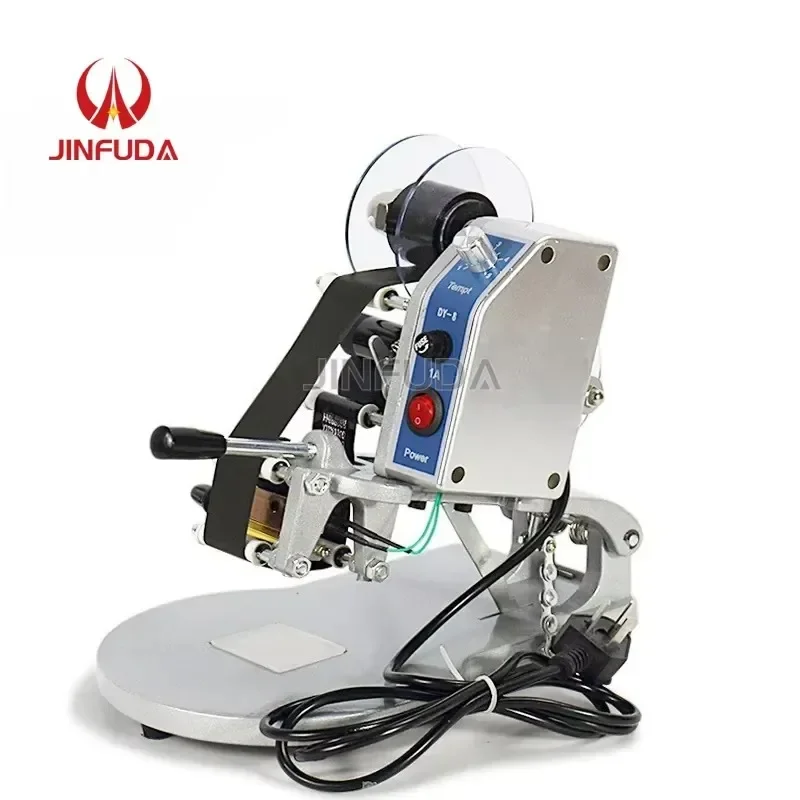 2026 Latest Hand Operated Expiry Date Printing Machine Label Coder Ribbon Stamp Printer for Food Pharmaceutical Packaging