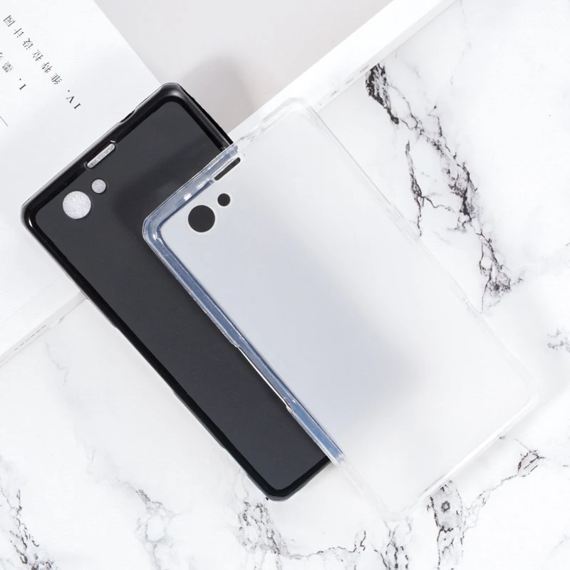 Xperia Z1 funda compacta mate de silicona suave, cubierta trasera de TPU para Sony Xperia Z1, funda de teléfono compacta delgada a prueba de golpes