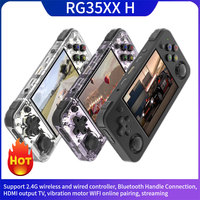 BINSKY RG35XX H Handheld Game Console Play Video Games Linux System 3.5 inch IPS 640*480 Screen Retro Gamer 3300 mAh