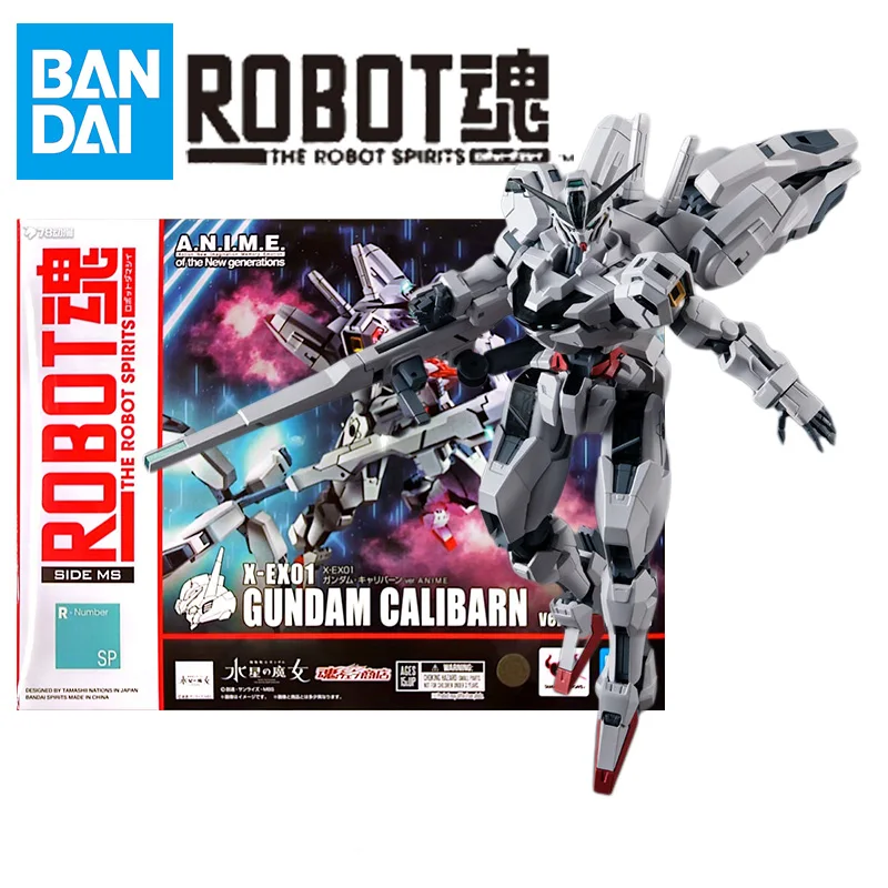 

Bandai THE ROBOT SPIRITS GUNDAM CALIVBARN Model Kit Anime Action Fighter Figure Finished Toy for kids