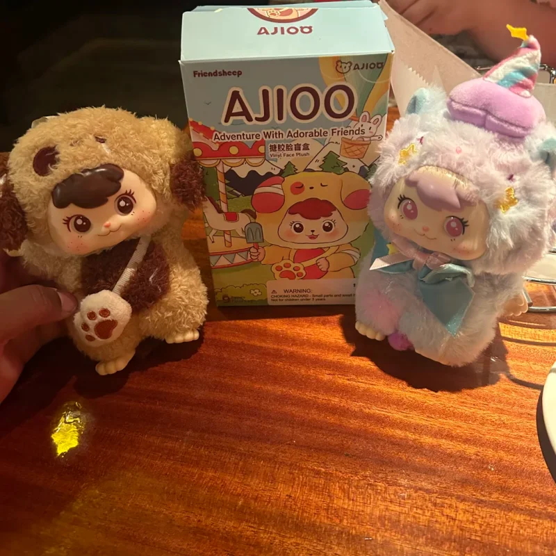 

2025new Bafengte Little Lamb Ajioo Adventure с милыми друзьями серии слепая коробка очаровательная фигурка кулон украшение модные игрушки