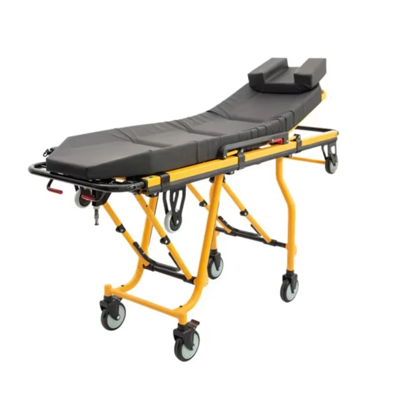 

CE ISO13485 Certified Emergency Rescue Stretcher Portable Manual Automatic Loading First-Aid Medical Equipment for Patient