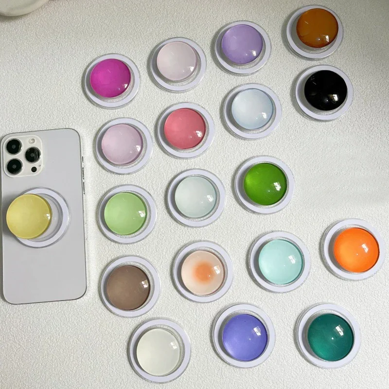 ل Magsafe حامل هاتف مغناطيسي لطيف مستدير ثلاثية الأبعاد كريستال زجاج قبضة الحديث آيفون 17 16 15 14 13 12 الذكية توك دعم الهاتف