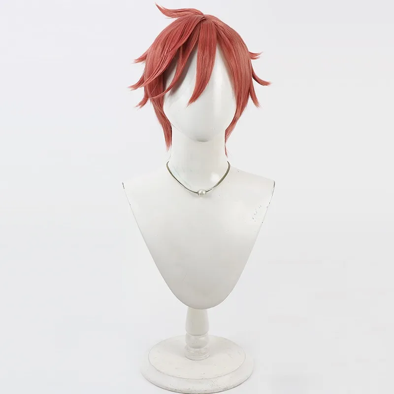 Mignon الخوخ حديقة الظلام شبح Hanagui Sakyo شعر مستعار تأثيري مقلد فروة الرأس متعدد الألوان الحرير المختلط