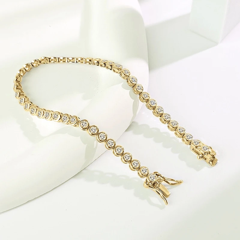 Thumbnail 2 - #14 Trending Moissanite Tennis Bracelets Right Now