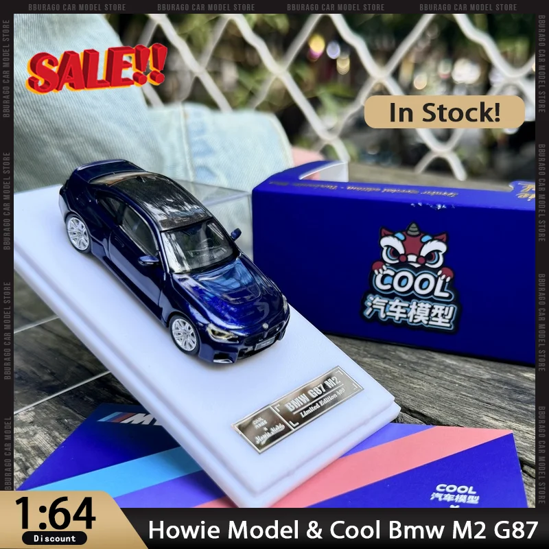 New In Stock Howie Model & Cool 1:64 Bmw M2 G87 Alloy Limited Edition Diecast Bmw Ornaments Custom Toys Kids Christmas Gift