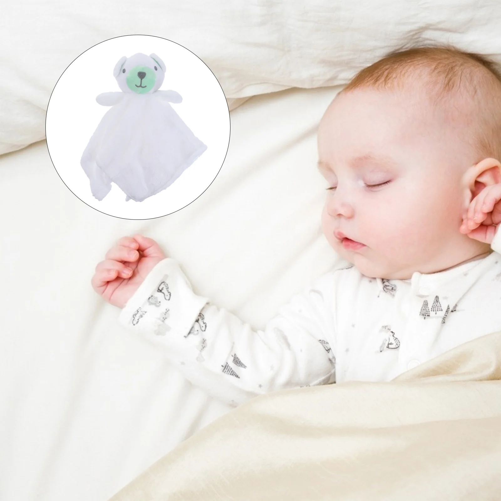 Handuk bayi tidur menenangkan, mainan boneka menenangkan menenangkan