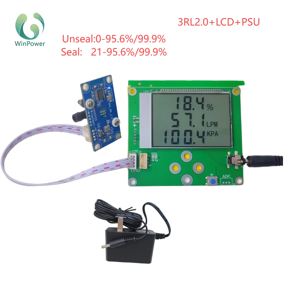 OCS-3RL2.0  The smallest ultrasonic oxygen sensor is used to measure the Oxygen chamber (space oxygen)  0-95.6%/99.9%