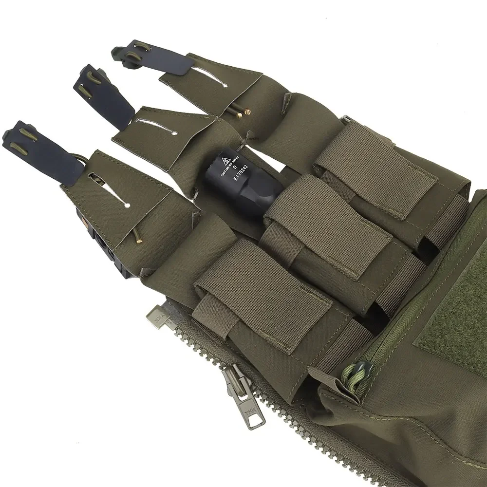V5 FCPC Rückenplatte mit Reißverschluss, taktische Weste, Rückenplatte, Dreifach-Tasche, Plattenträger, Airsoft-Weste, Erweiterungstasche, Zubehör – Detail 23
