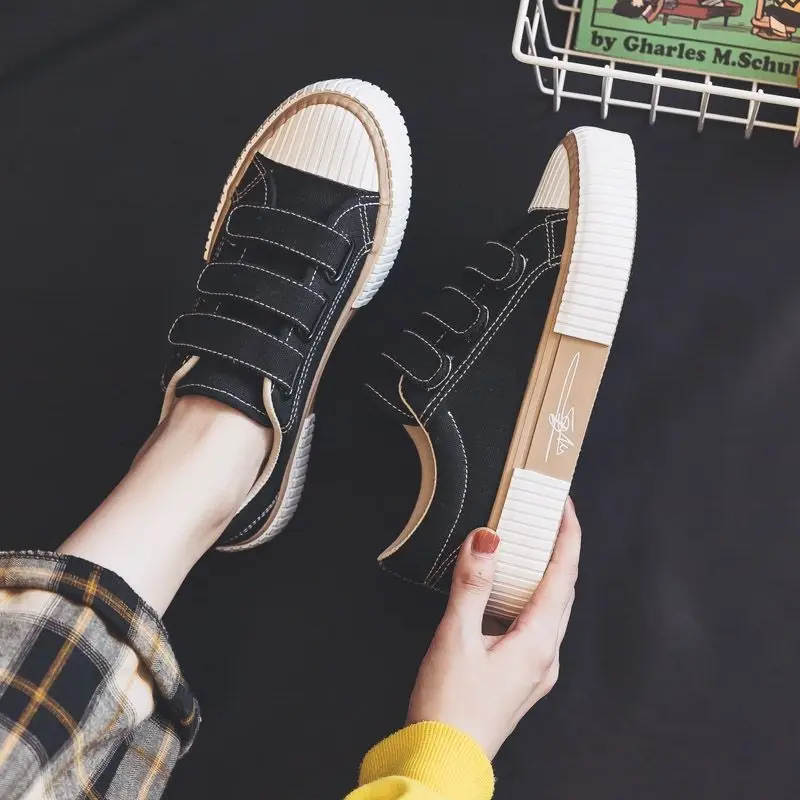 Ladies Shoes Canvas Women Footwear High On Platform Low Black Stylish Offer Price 39 Sale Quality New In Light With 2024 A