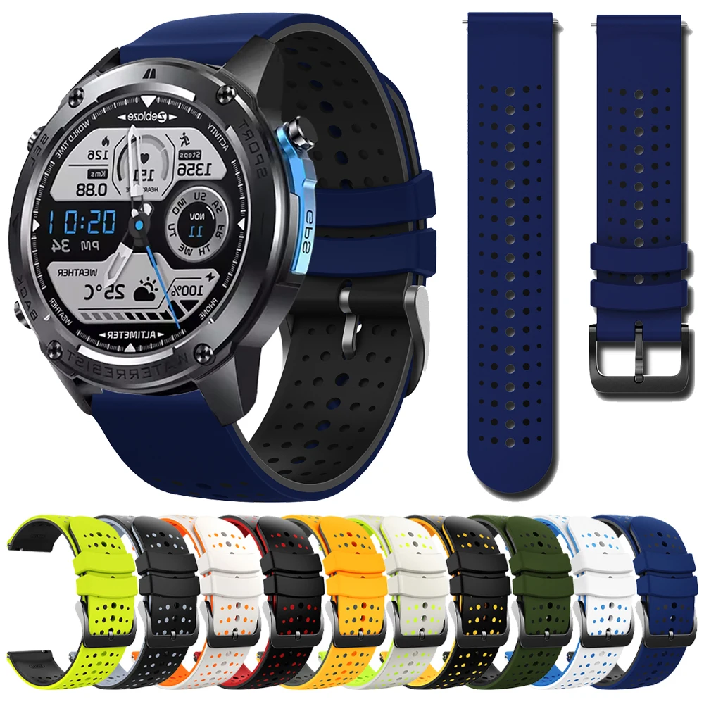 22Mm Silicone Watch… - image