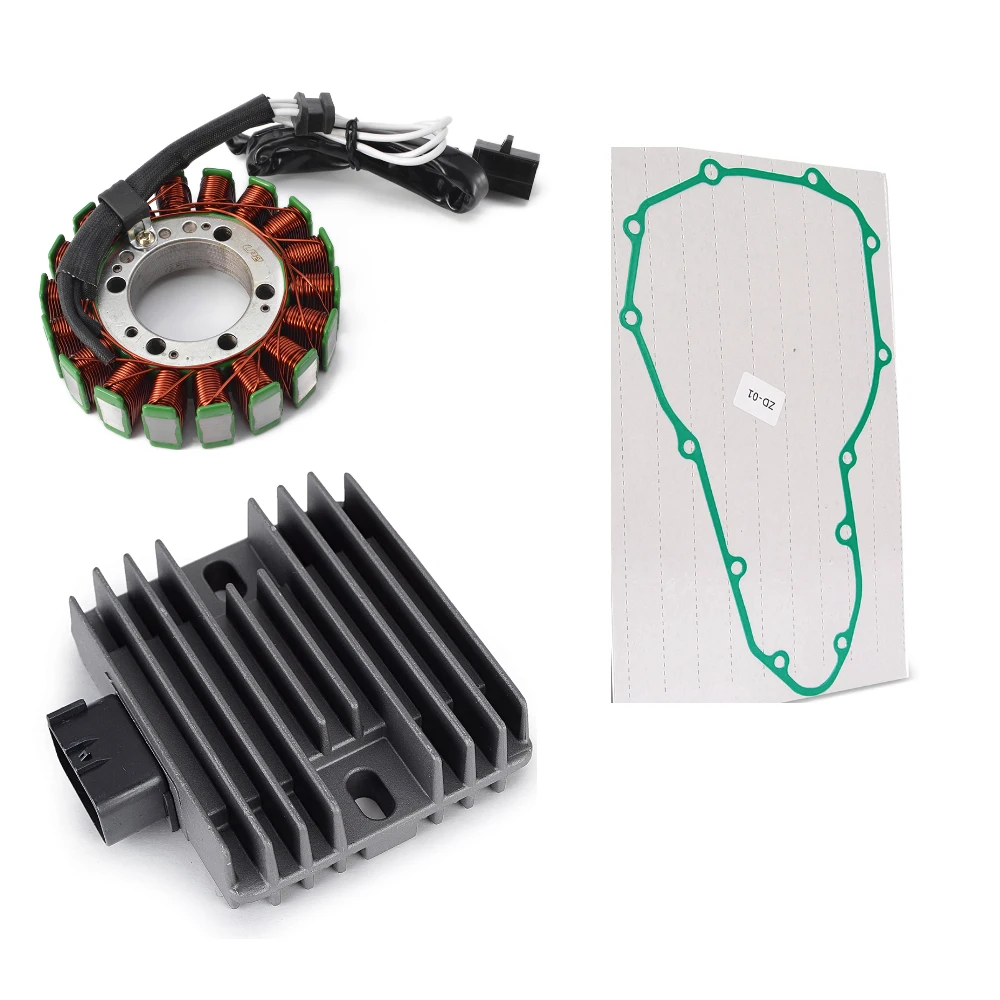 

Stator Coil Gasket Kit+ Regulator Rectifier for Kawasaki ER6F ER6N ER4N Ninja 400R EX400 Ninja400R Ninja 650 EX650 Versys650 ABS