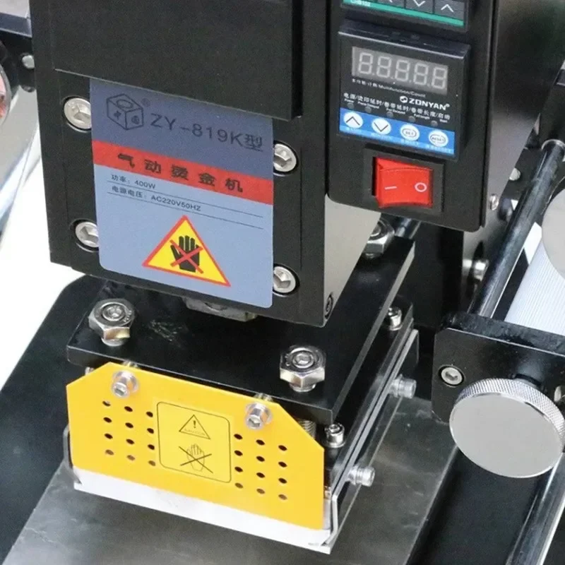 Pneumatic High Speed Stamping Machine Automatic Imprint Indentation Leather Paper Stamping
