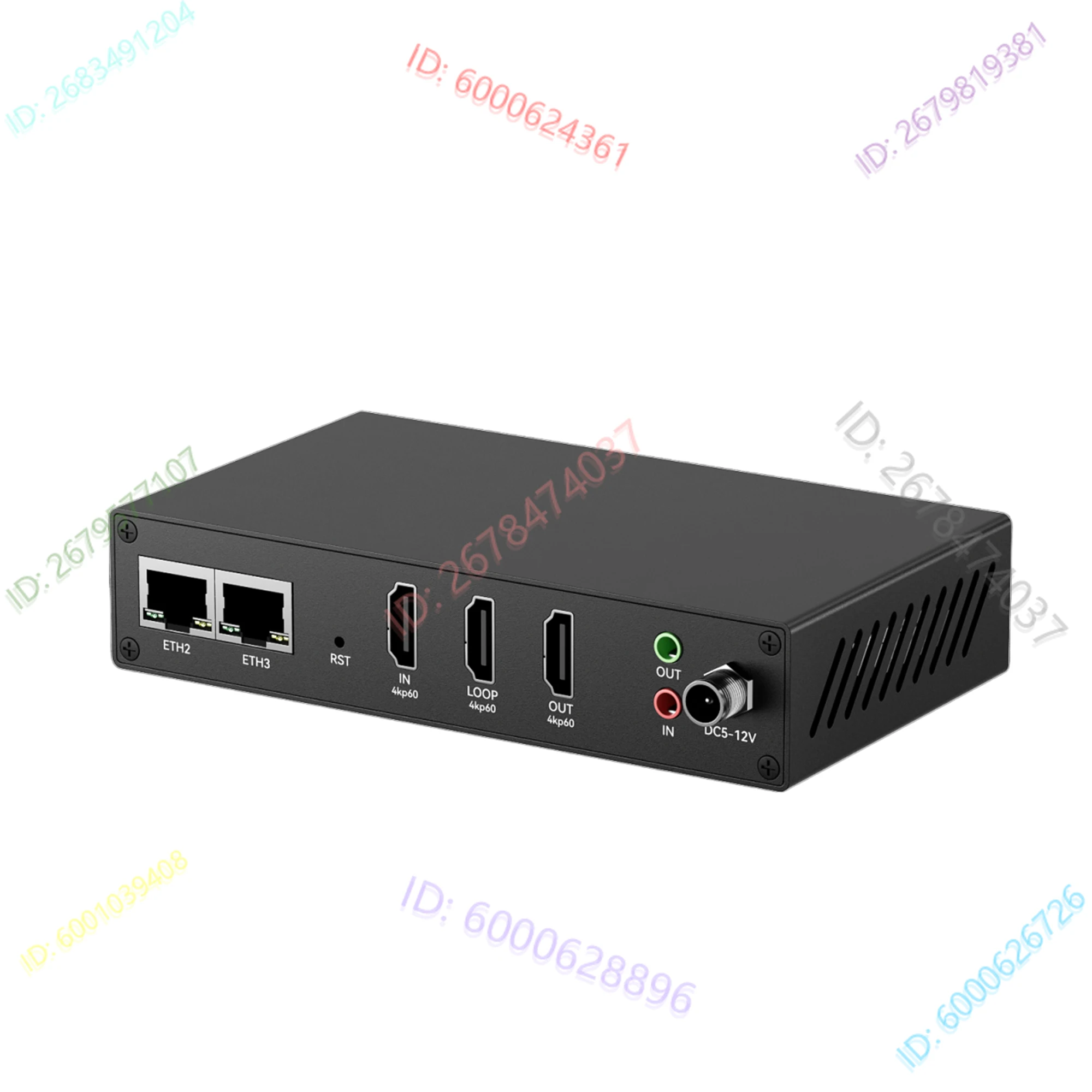 HDMI mini Encoder Decoder 4K P60 SRT NDI SRT High compression rate 1x4k@60 RTSP/RTMP/HTTP/HLS H.265+smartP Watermarked subtitles