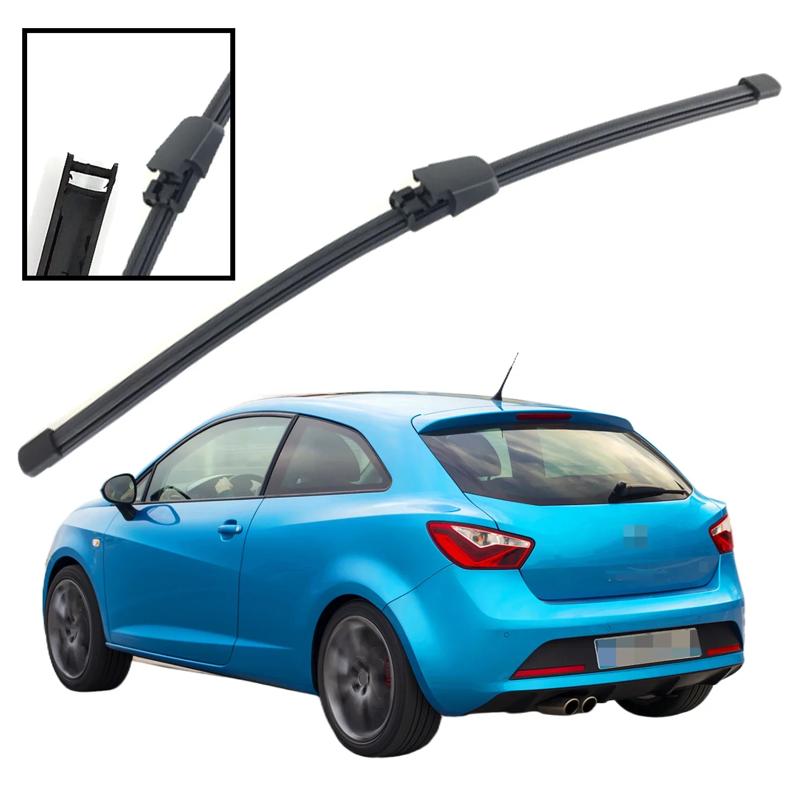 

For Seat Ibiza Sport Coupe 6J 2012-2017 Car Accessories 13" Rear Windshield Windscreen Washer Wiper Blade