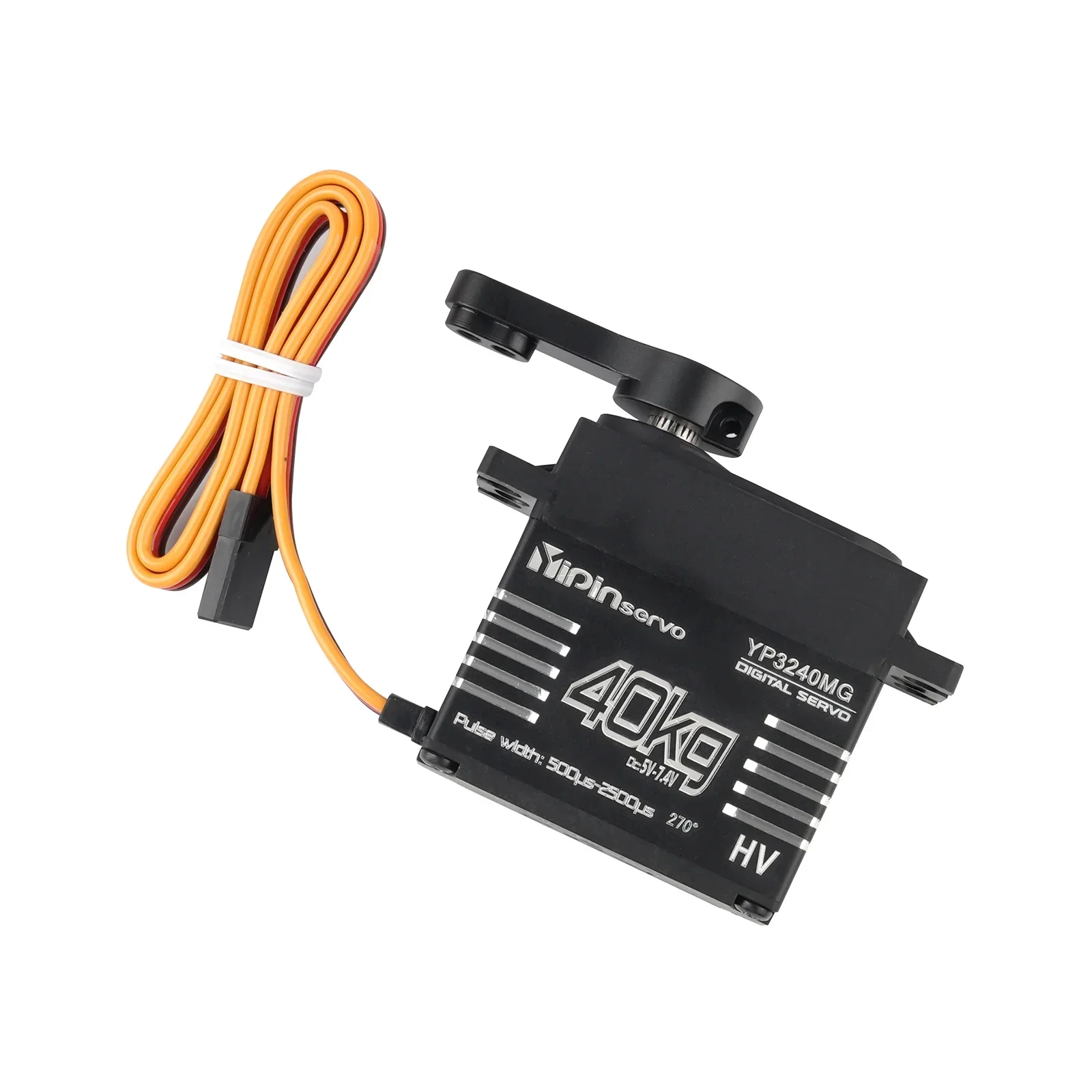 Metall 40 kg digitaler Servomotor mit hohem Drehmoment 180 ° /270 °   Winkelgesteuerte Stahlgetriebeservos DIY Spielzeugteile für RC Crawler Car/Robot