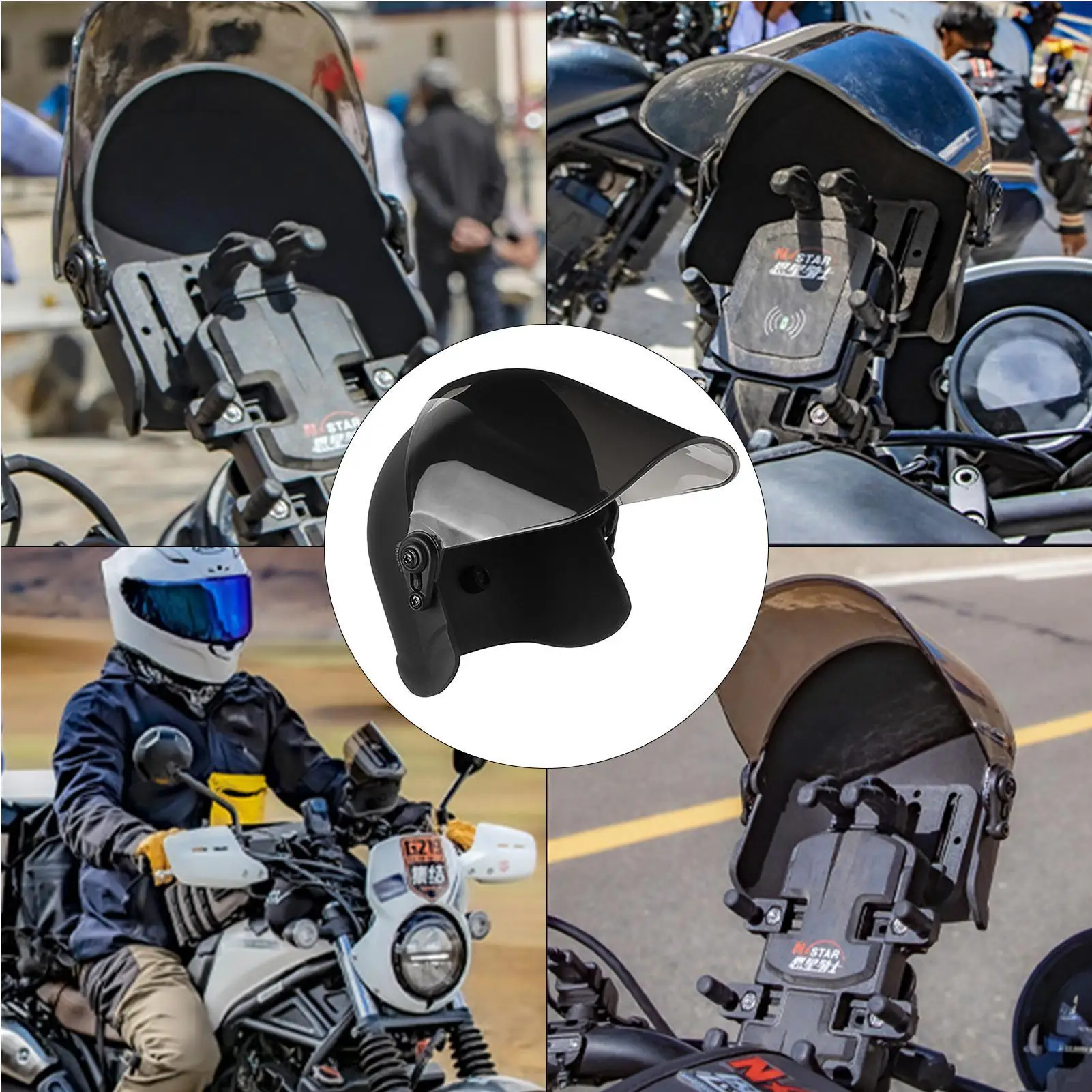 スマホサンシェードナビゲーション携帯電話ホルダー小型ヘルメットグレアブロックスマホスタンドサンシールドバイク、オートバイ、車用