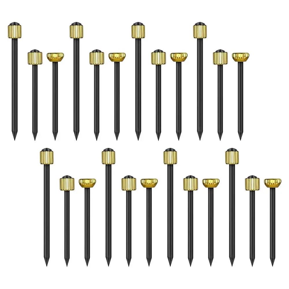 90Pcs Black Copper Headed Picture Hangers with Brass Caps Minimal Wall Damage Strong Steel Nails for Frames Canvases Mirrors