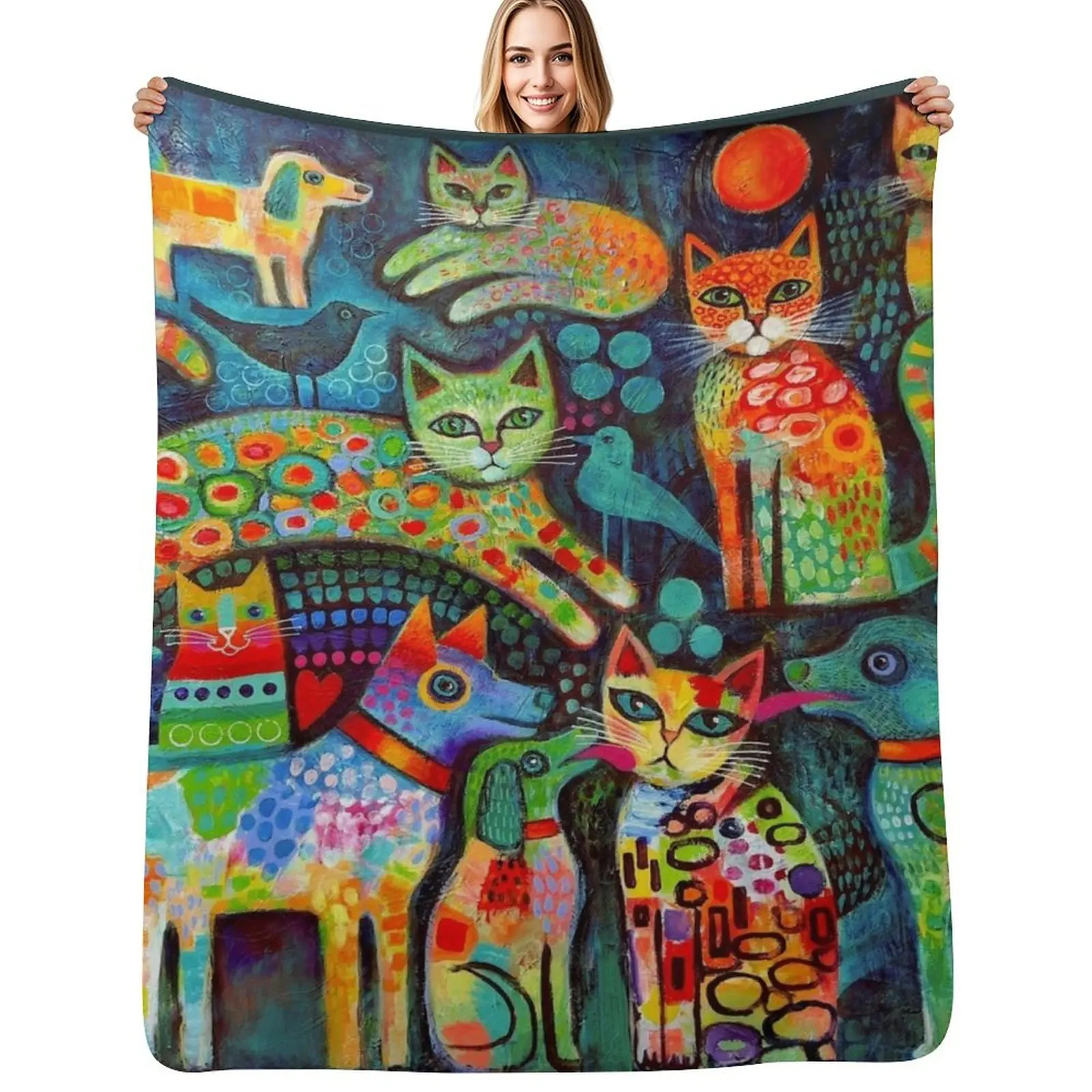 

Family and Friends Throw Blanket Summer Cool Breathable Blanket for Sleeping
