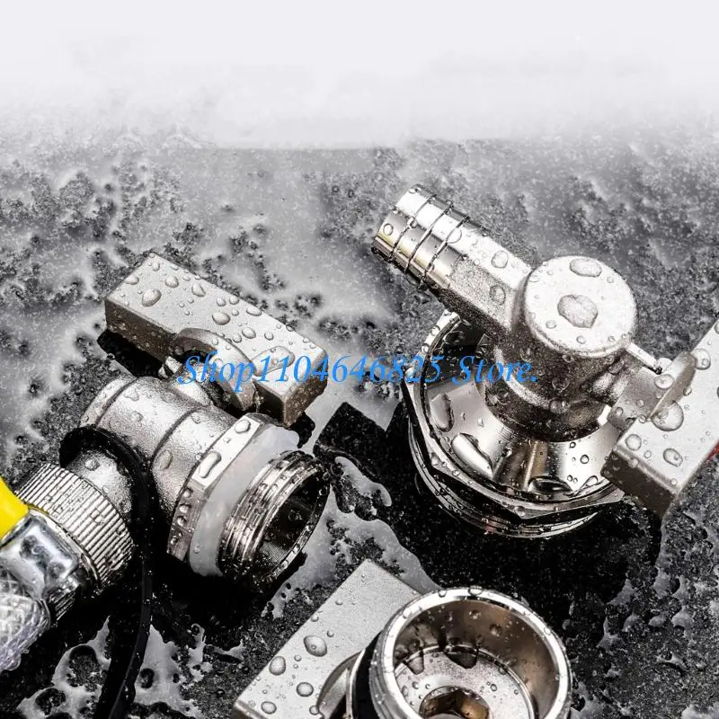 Copper Underfloor Heating Distributor Valves Floor Heating Drain Valves Connector