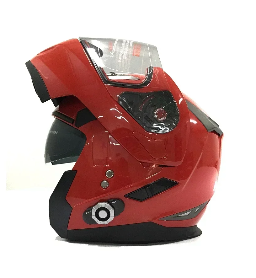 المبيعات الساخنة خوذة بلوتوث مع المدمج في نظام الاتصالات اللاسلكية DOT أقنعة مزدوجة