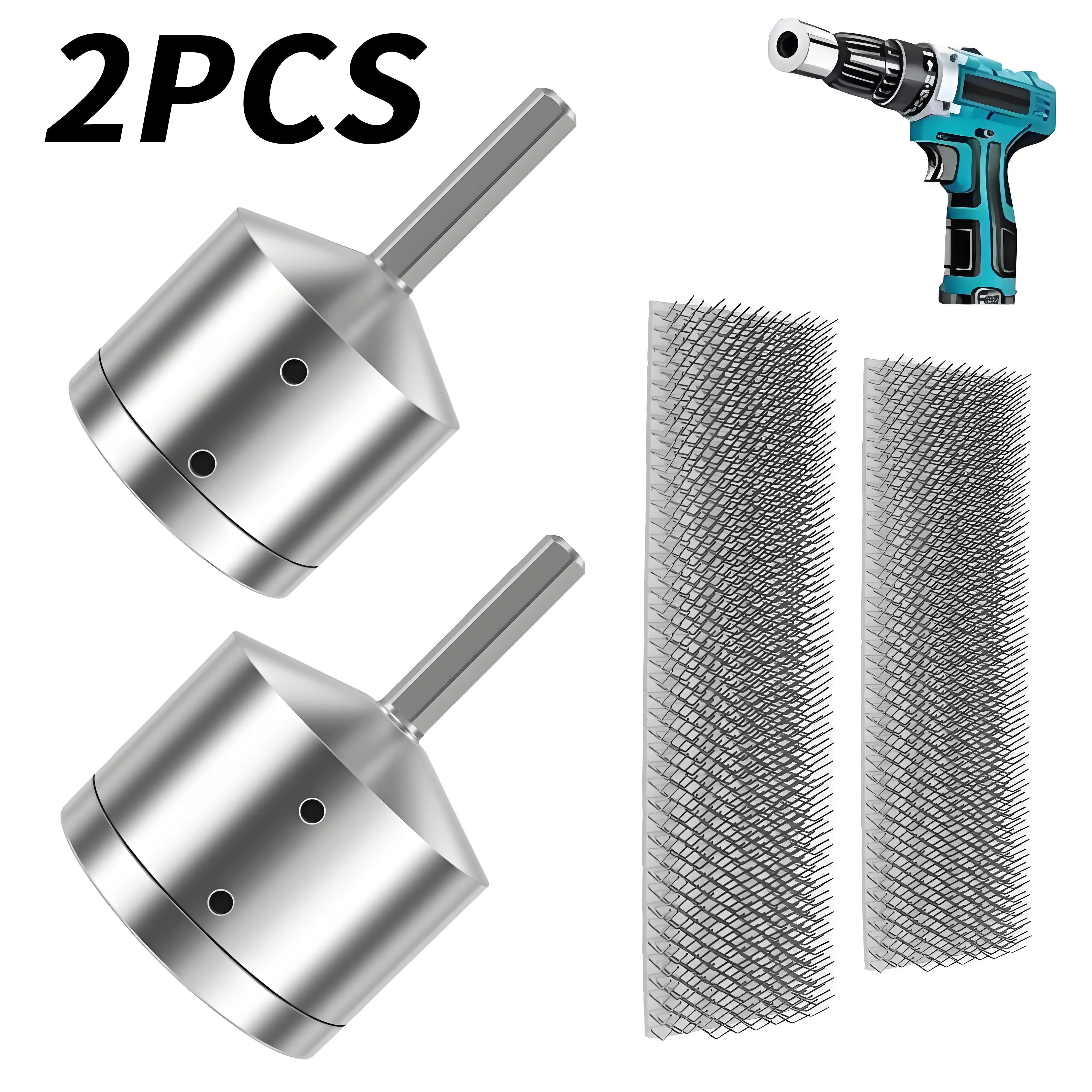 

2Pcs Metal Copper Pipe Cleaner Professional Copper Tube Cleaning Brush with Brush Accessories Reusable Copper Pipe Cleaning Tool